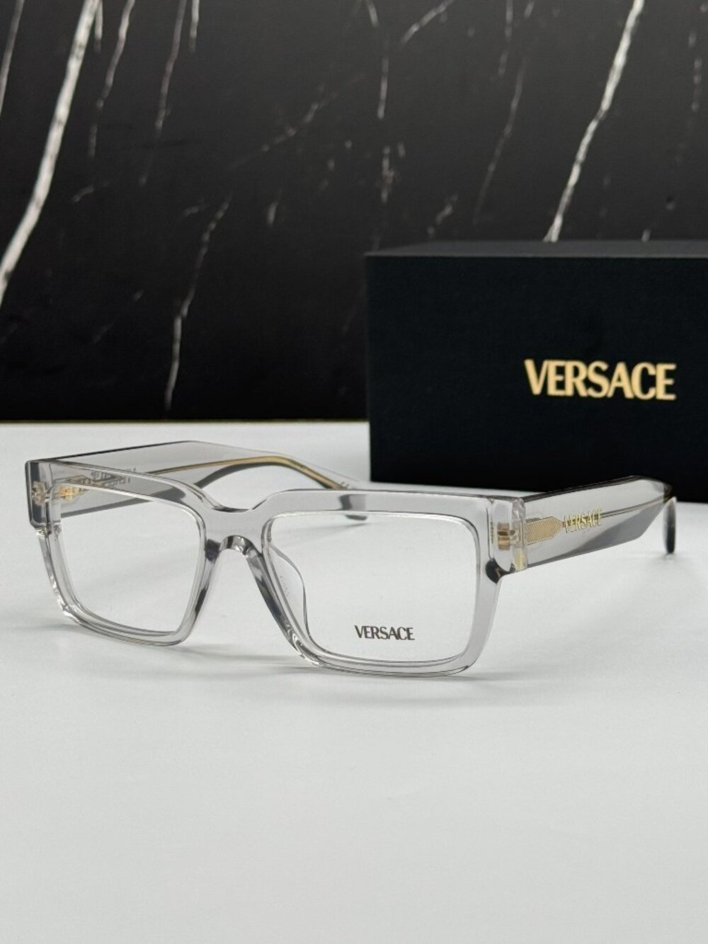 Versace VE3374U 5519 Clear Frames Men Eyeglasses Authentic NEW